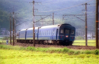 JR西日本 国鉄14系客車 鉄道フォト・写真 by norikadさん 三田駅 (兵庫県|JR)：1999年09月25日00時ごろ