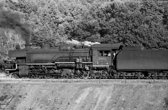 国鉄D60形蒸気機関車 D60-61 鉄道フォト・写真 by norikadさん 筑前内野駅：1972年08月14日00時ごろ