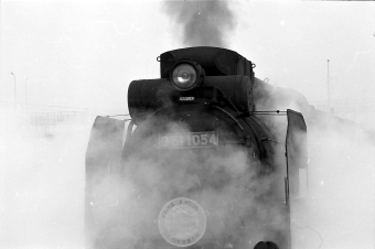 国鉄D51形蒸気機関車 D51-1054 鉄道フォト・写真 by norikadさん 奈良駅：1972年11月23日00時ごろ