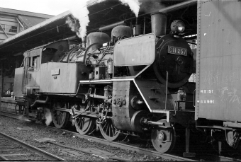国鉄C11形蒸気機関車 C11-257 鉄道フォト・写真 by norikadさん 熊本駅：1972年12月31日00時ごろ