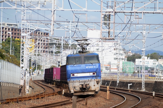 JR貨物 EF200形 EF200-2 鉄道フォト・写真 by norikadさん 須磨駅：2018年11月07日13時ごろ