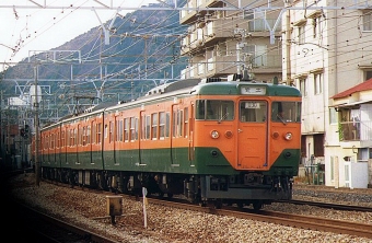 国鉄113系電車 鉄道フォト・写真 by norikadさん 須磨駅：1987年01月03日00時ごろ