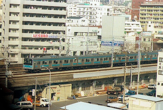 国鉄205系電車 鉄道フォト・写真 by norikadさん 三ノ宮駅：1987年01月11日00時ごろ
