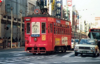名古屋鉄道 名鉄モ550形電車(2代) 鉄道フォト・写真 by norikadさん ：1988年03月28日00時ごろ