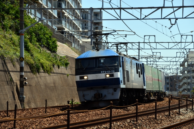 JR貨物 EF210形 EF210-18 鉄道フォト・写真 by norikadさん 舞子駅：2019年05月08日11時ごろ