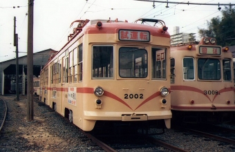 広島電鉄2000形電車 2002 鉄道フォト・写真 by norikadさん ：1987年12月29日00時ごろ