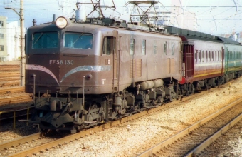 JR西日本 国鉄EF58形電気機関車 EF58-150 鉄道フォト・写真 by norikadさん 鷹取駅：1992年01月26日00時ごろ