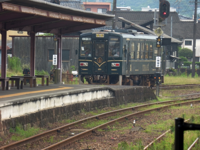 くま川鉄道KT-200形 203 鉄道フォト・写真 by norikadさん 人吉駅：2014年07月05日12時ごろ