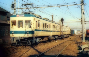 福井鉄道 鉄道フォト・写真 by norikadさん 北府駅：1988年12月30日00時ごろ