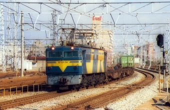 JR貨物 国鉄EF65形電気機関車 EF65-116 鉄道フォト・写真 by norikadさん 鷹取駅：1989年01月07日00時ごろ