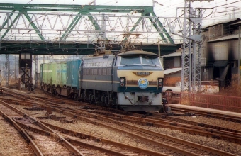 JR貨物 国鉄EF66形電気機関車 EF66-25 鉄道フォト・写真 by norikadさん 姫路駅：1989年01月29日00時ごろ