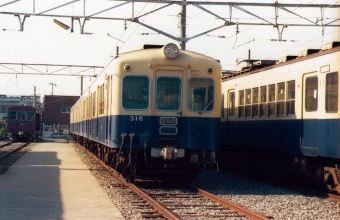 山陽電車 山陽電気鉄道300形電車 316 鉄道フォト・写真 by norikadさん ：1987年10月04日00時ごろ