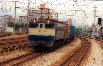 JR貨物 EF65-1092 鉄道フォト・写真 by norikadさん 鷹取駅：1989年06月04日00時ごろ