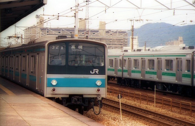 JR西日本 国鉄205系電車 鉄道フォト・写真 by norikadさん 鷹取駅：1989年06月04日00時ごろ