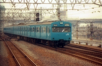 JR西日本 国鉄103系電車 鉄道フォト・写真 by norikadさん 天王寺駅 (JR)：1989年07月22日00時ごろ