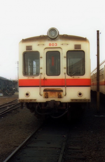 関東鉄道 キハ800形 803 鉄道フォト・写真 by norikadさん 水海道駅：1992年01月30日00時ごろ