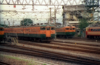 JR東日本 国鉄115系電車 鉄道フォト・写真 by norikadさん 松本駅 (JR)：1989年07月29日00時ごろ