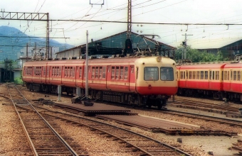 長野電鉄 鉄道フォト・写真 by norikadさん 須坂駅：1989年07月30日00時ごろ