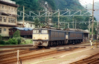JR東日本 国鉄EF63形電気機関車 鉄道フォト・写真 by norikadさん 横川駅 (群馬県)：1989年07月31日00時ごろ