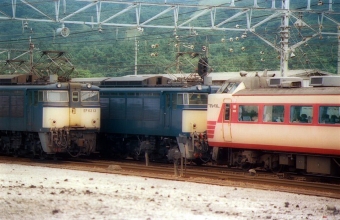 JR東日本 国鉄EF63形電気機関車 EF63-13 鉄道フォト・写真 by norikadさん 横川駅 (群馬県)：1989年07月31日00時ごろ