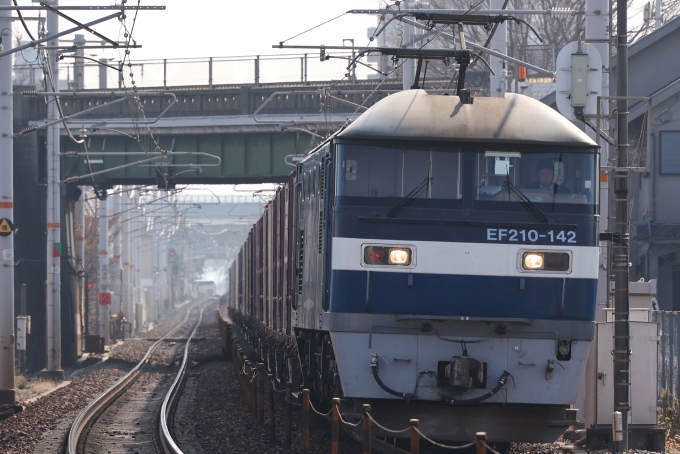 鉄道フォト・写真：JR貨物EF210形電気機関車 EF210-142 土山駅 鉄道フォト・写真 by norikadさん - 撮影日 2022/12/28 11:53