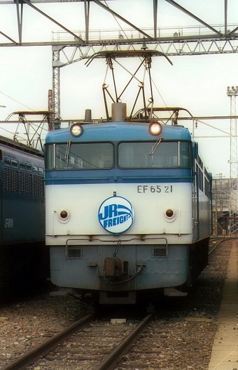 JR貨物 国鉄EF65形電気機関車 EF65-21 鉄道フォト・写真 by norikadさん 吹田駅 (JR)：1989年08月19日00時ごろ
