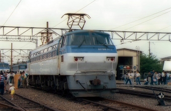 JR貨物 国鉄EF66形電気機関車 EF66-103 鉄道フォト・写真 by norikadさん 吹田駅 (JR)：1989年08月19日00時ごろ