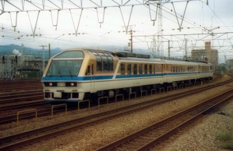 JR西日本 キロ65形 ゴールデンエクスプレスアストル 鉄道フォト・写真 by norikadさん 鷹取駅：1990年09月30日00時ごろ