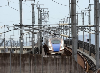 JR東日本 E7・W7系新幹線電車 鉄道フォト・写真 by norikadさん 呉羽駅：2023年01月13日14時ごろ