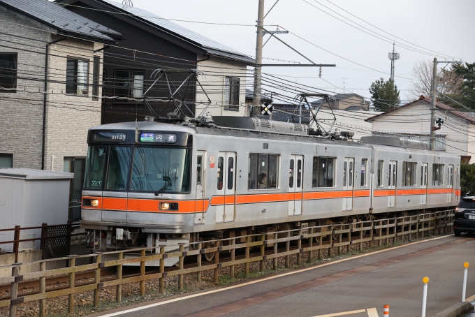 鉄道フォト・写真：北陸鉄道03系電車  03-139 内灘駅 鉄道フォト・写真 by norikadさん - 撮影日 2023/02/06 16:19