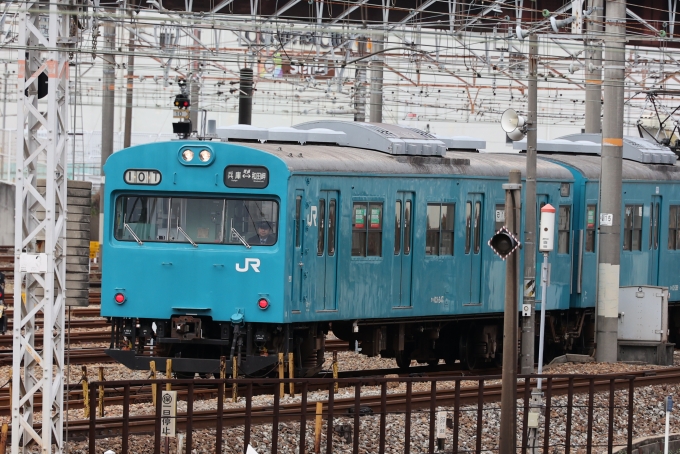 鉄道フォト・写真：JR西日本 国鉄103系電車  クハ103-247 西明石駅 鉄道フォト・写真 by norikadさん - 撮影日 2023/02/14 10:39