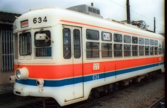 西日本鉄道 西鉄600形電車(2代) 634 鉄道フォト・写真 by norikadさん ：1990年02月11日00時ごろ