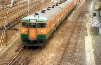 JR西日本 国鉄115系電車 鉄道フォト・写真 by norikadさん 倉敷駅：1990年03月18日00時ごろ