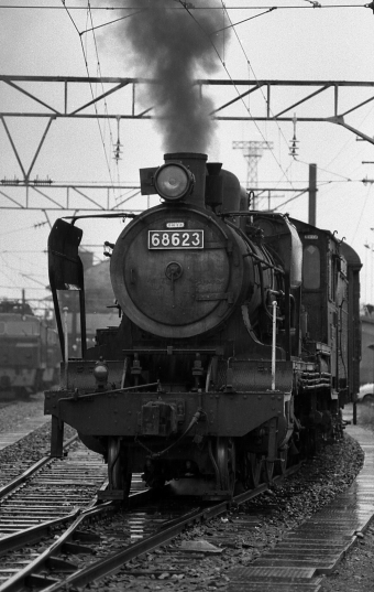 JR貨物 国鉄8620形蒸気機関車 68623 鉄道フォト・写真 by norikadさん 鳥栖駅：1971年12月27日00時ごろ