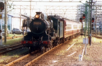 JR九州 8620形 58654 鉄道フォト・写真 by norikadさん 熊本駅：1992年07月25日00時ごろ