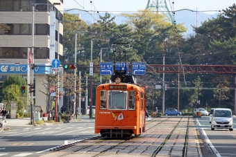 伊予鉄道モハ50形電車 72 鉄道フォト・写真 by norikadさん ：2019年12月10日10時ごろ
