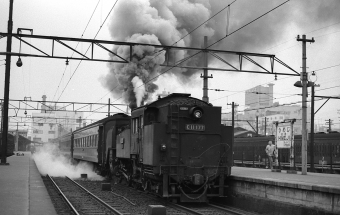 国鉄C11形蒸気機関車 C11 177 鉄道フォト・写真 by norikadさん 姫路駅：1971年12月25日00時ごろ