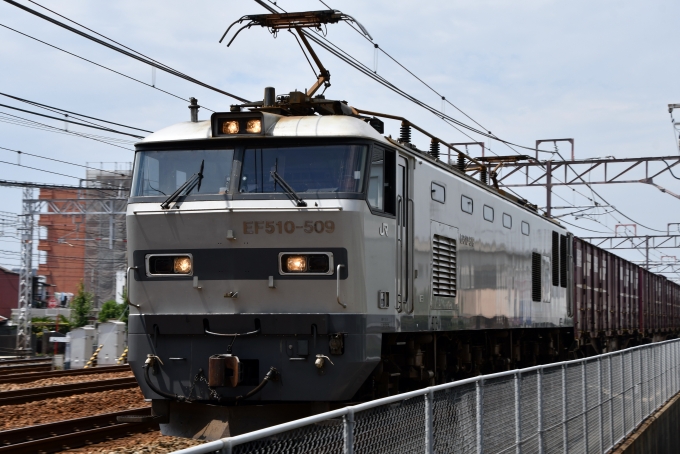 鉄道フォト・写真：JR貨物 EF510形電気機関車 EF510-509 朝霧駅 鉄道フォト・写真 by norikadさん - 撮影日 2019/08/25 12:01