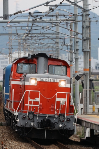JR西日本 国鉄DD51形ディーゼル機関車 DD51-1191 鉄道フォト・写真 by norikadさん 東姫路駅：2023年06月16日13時ごろ