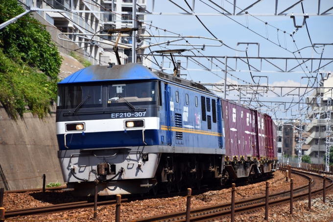 JR貨物 EF210形 EF210-307 鉄道フォト・写真 by norikadさん 舞子駅：2019年06月03日13時ごろ