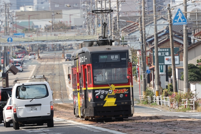 豊橋鉄道モ800形電車 802 鉄道フォト・写真 by norikadさん 前畑停留場：2023年11月05日11時ごろ