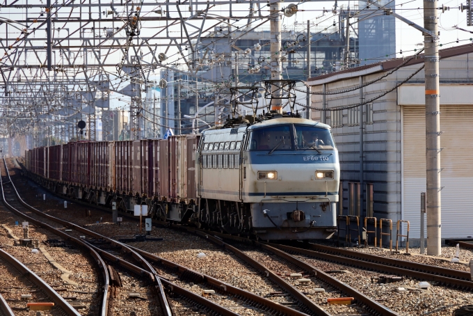 JR貨物 国鉄EF66形電気機関車 EF66-110 鉄道フォト・写真 by norikadさん 尼崎駅 (JR)：2019年12月25日11時ごろ