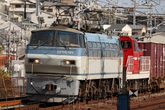 JR貨物 国鉄EF66形電気機関車 EF66-121 鉄道フォト・写真 by norikadさん 垂水駅：2023年11月30日13時ごろ