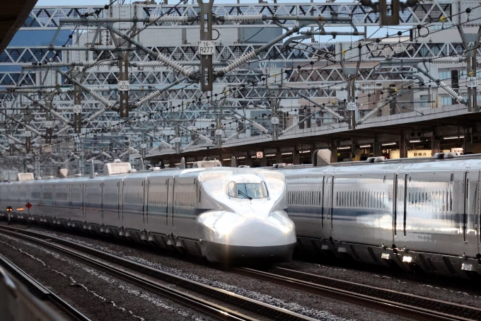 JR西日本 N700系新幹線電車 鉄道フォト・写真 by norikadさん 新静岡駅：2024年01月18日16時ごろ
