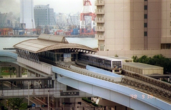 ゆりかもめ7000系電車 鉄道フォト・写真 by norikadさん 台場駅：1998年09月30日00時ごろ