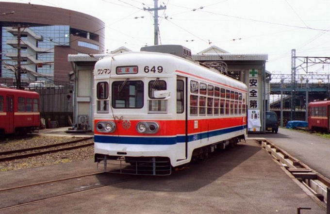 西日本鉄道 600形 649 鉄道フォト・写真 by norikadさん ：1995年05月19日00時ごろ