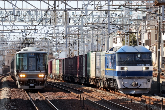 JR貨物 EF210形 EF210-358 鉄道フォト・写真 by norikadさん 垂水駅：2024年02月03日12時ごろ