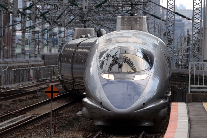 JR西日本 500系新幹線電車 鉄道フォト・写真 by norikadさん 西明石駅：2024年06月05日08時ごろ