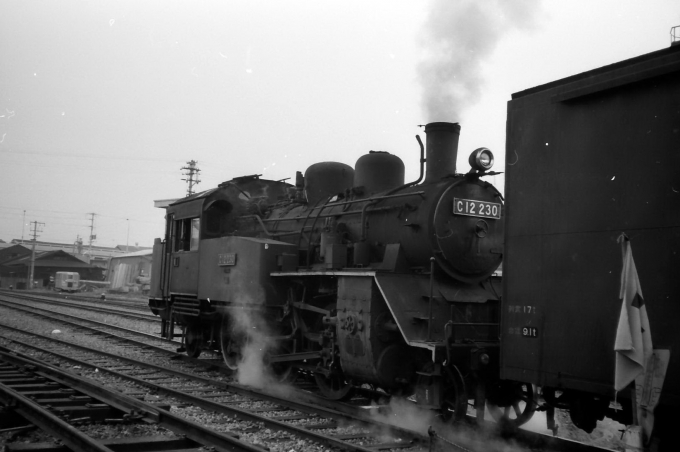 国鉄C12形蒸気機関車 C12-230 鉄道フォト・写真 by norikadさん 加古川駅：1969年11月15日00時ごろ