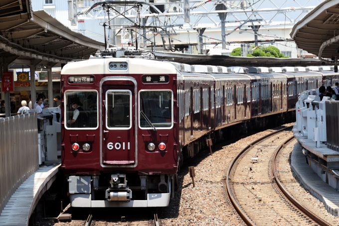 鉄道フォト・写真：阪急電鉄 阪急6000系電車 6011 十三駅 鉄道フォト・写真 by norikadさん - 撮影日 2024/06/14 11:37